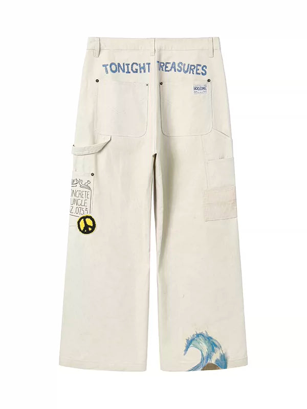 Graphic Knee-Length Pants 2