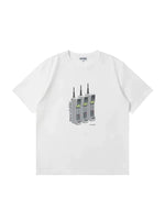 Retro Cell Phone Graphic Short-Sleeve T-Shirt 2