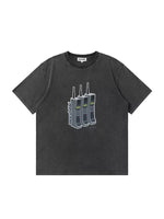 Retro Cell Phone Graphic Short-Sleeve T-Shirt 3