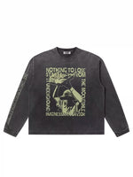 Graphic Long-Sleeve Crewneck T-Shirt 5