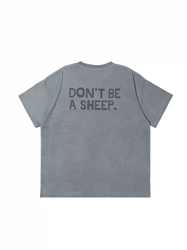 Lost Lamb Graphic Oversized Short-Sleeve T-Shirt 3