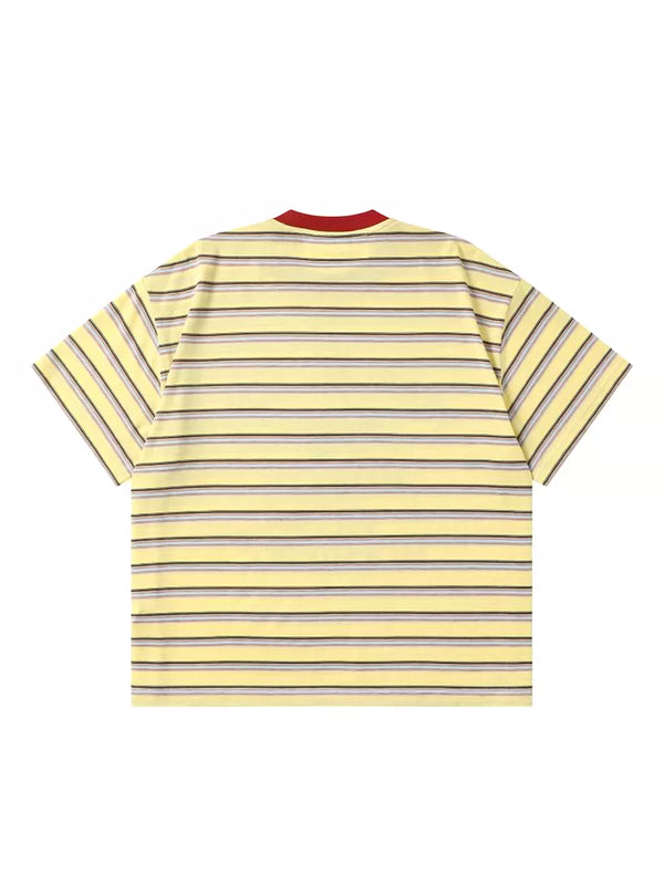 Striped Graphic Short-Sleeve T-Shirt 2
