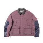 6057042630830,6057042630832,6057042630834,6057042630836, Four-Pocket Colorblock Hunting Jacket