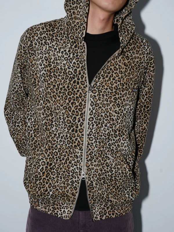Camouflage Waffle Knit Zip Hoodie 3
