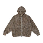 6140786370897,6140786370899,6140786370901,6140786370903, Camouflage Waffle Knit Zip Hoodie