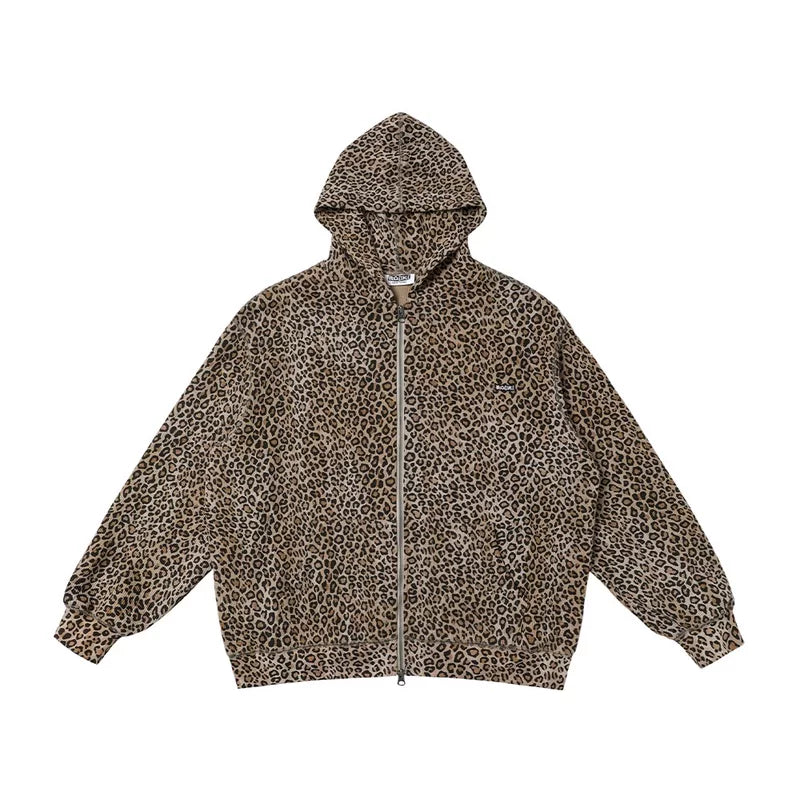 6140786370897,6140786370899,6140786370901,6140786370903, Camouflage Waffle Knit Zip Hoodie