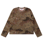 5971516229365,5971516229367,5971516229369,5971516229371, Camouflage Waffle Knit Long Sleeve T-Shirt