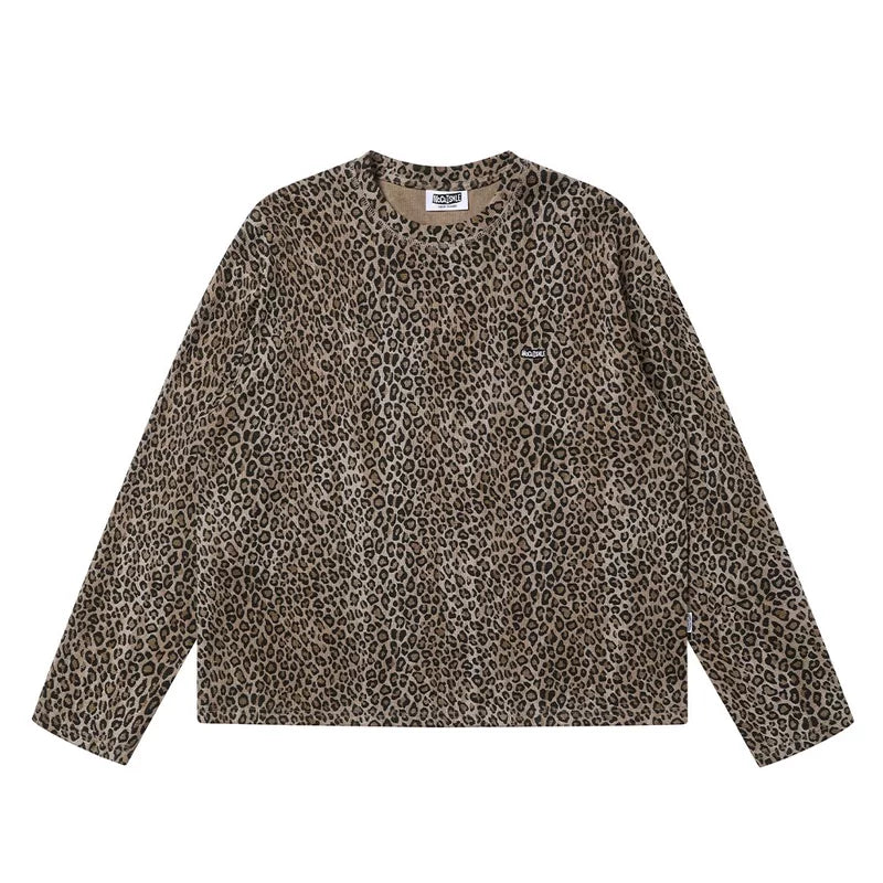 5971516229364,5971516229366,5971516229368,5971516229370, Camouflage Waffle Knit Long Sleeve T-Shirt