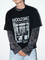 Camouflage Waffle Knit Long Sleeve T-Shirt 5