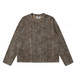 6111263731193,6111263731197,6111263731201,6111263731205, Camouflage Waffle Knit Long Sleeve T-Shirt