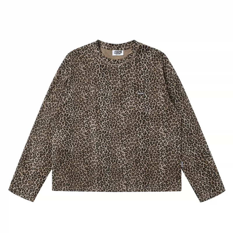 6111263731193,6111263731197,6111263731201,6111263731205, Camouflage Waffle Knit Long Sleeve T-Shirt