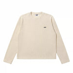 6118589186379,6118589186381,6118589186383,6118589186385, Camouflage Waffle Knit Long Sleeve T-Shirt
