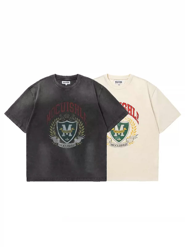 Crest Graphic Short-Sleeve T-Shirt 1