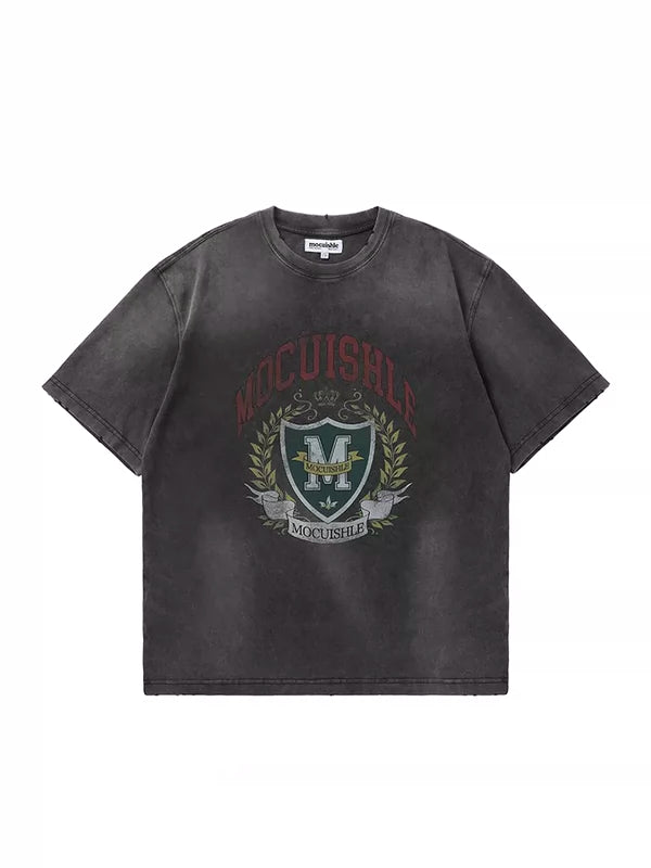 Crest Graphic Short-Sleeve T-Shirt 2