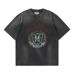6058101183211,6058101183213,6058101183215,6058101183217,6058101183219, Crest Graphic Short-Sleeve T-Shirt