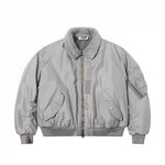 6175755619518,6175755619519,6175755619520,6175755619521, Faux Fur Collar Pilot Bomber Jacket