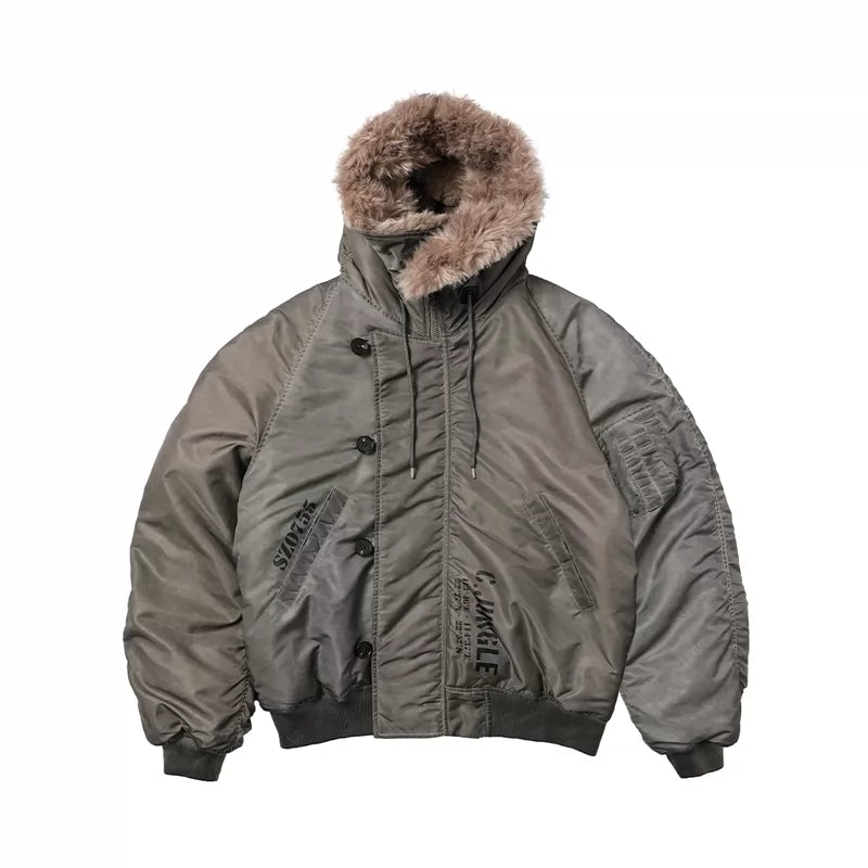 6008636160871,6008636160872,6008636160873,6008636160874, Hooded N2B Pilot Cotton Jacket