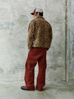 Leopard Fleece Zip Jacket with Pocket 3