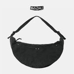 Canvas Crescent Crossbody Shoulder Bag 1