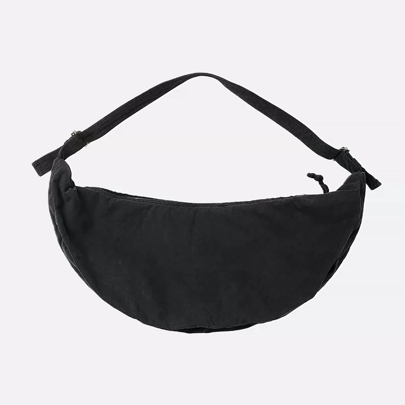 Canvas Crescent Crossbody Shoulder Bag 4