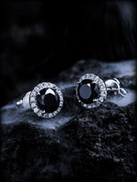 Moissanite Sterling Silver Stud Earrings 1