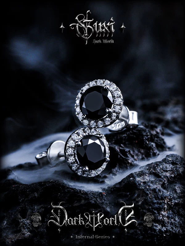 Moissanite Sterling Silver Stud Earrings 2