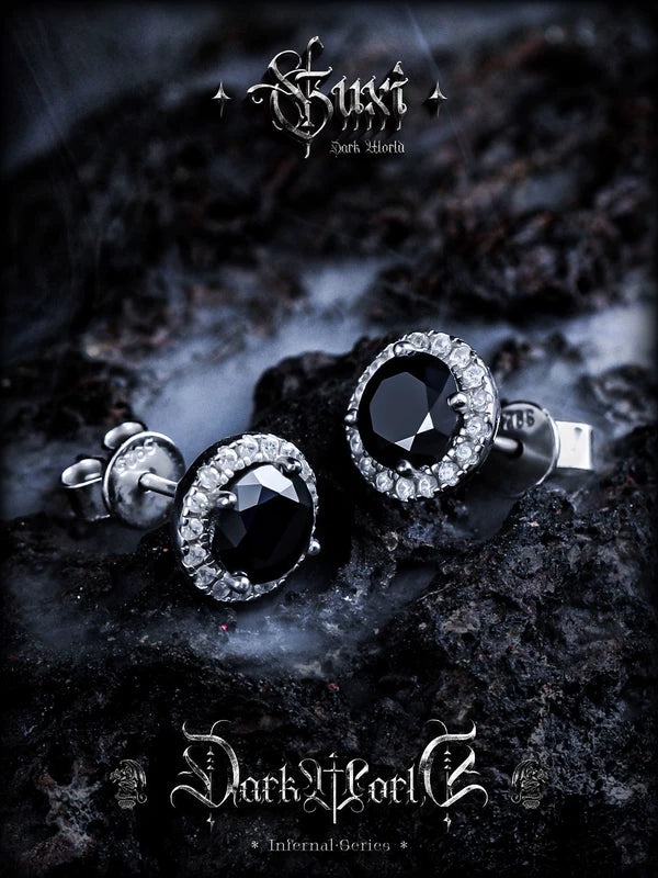 Moissanite Sterling Silver Stud Earrings 3