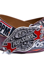 Motorcycle Style Genuine Leather Belt 2