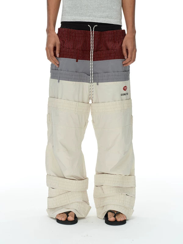Multi-Waisted Loose Fit Cargo Pants 1
