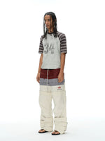 Multi-Waisted Loose Fit Cargo Pants 3