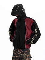 Musical Note Embroidered Hooded Jacket 1