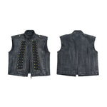 6244397827514,6244397827515,6244397827516,6244397827517, Napoleon Style Denim Vest