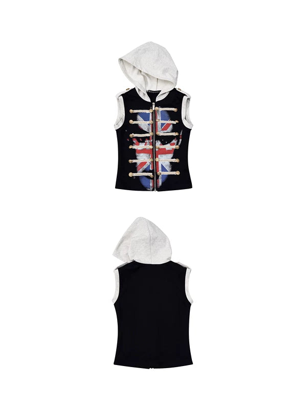 Napoleon Style Hooded Vest 5