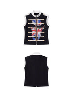 Napoleon Style Union Jack Print Vest 5