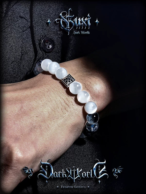 Natural Cat’s Eye Crystal Bracelet Set 4