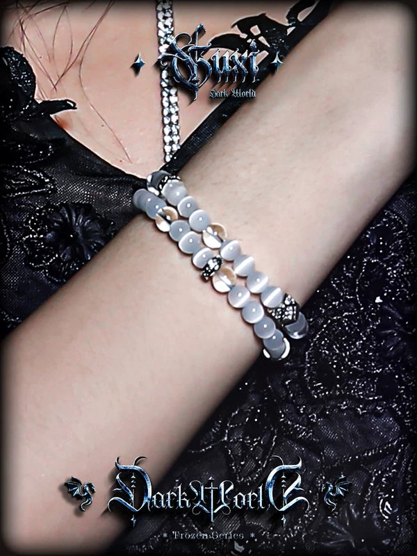 Natural Cat’s Eye Crystal Bracelet Set 5
