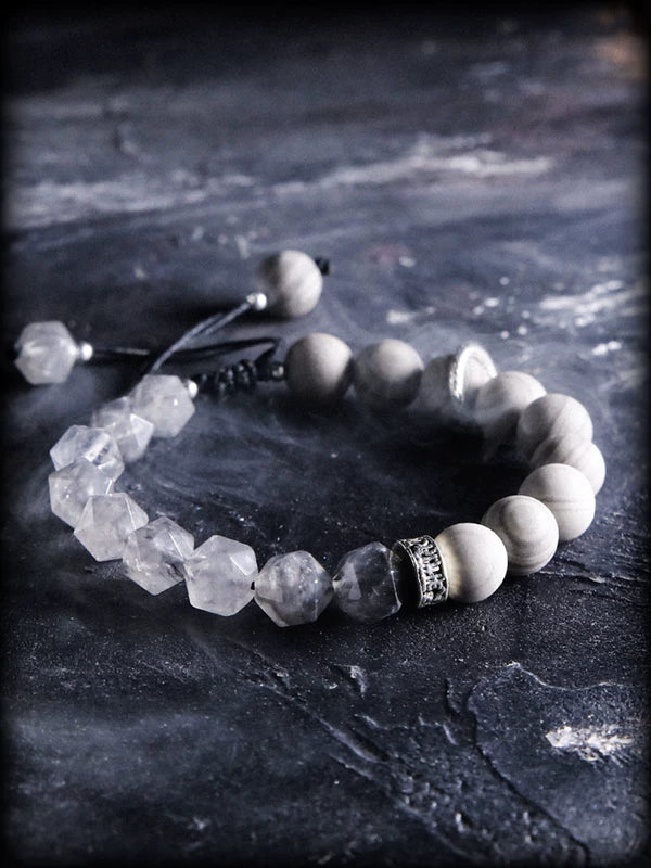 Natural Crystal Beaded Bracelet 1