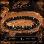 5825690565391,5825690565392,5825690565393,5825690565394,5825690565395, Natural Obsidian Beaded Bracelet