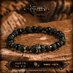 5825690565446,5825690565447,5825690565448,5825690565449,5825690565450, Natural Obsidian Beaded Bracelet