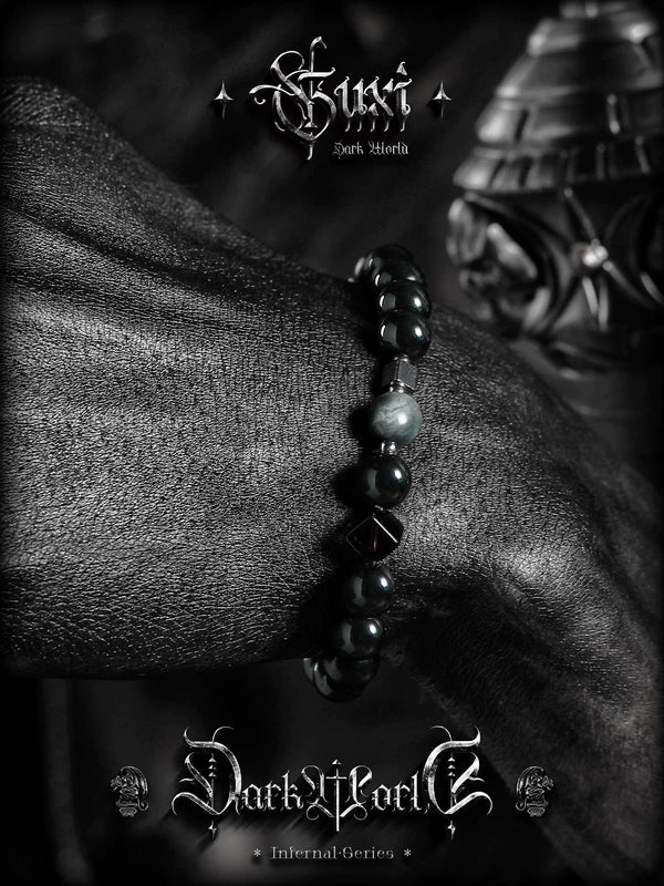 Natural Obsidian Tiger Eye Bracelet 4