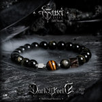 5898527348237,5898527348234,5898527348236,5898527348235, Natural Obsidian Tiger Eye Bracelet