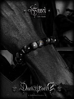Natural Silver Obsidian Bead Bracelet 5