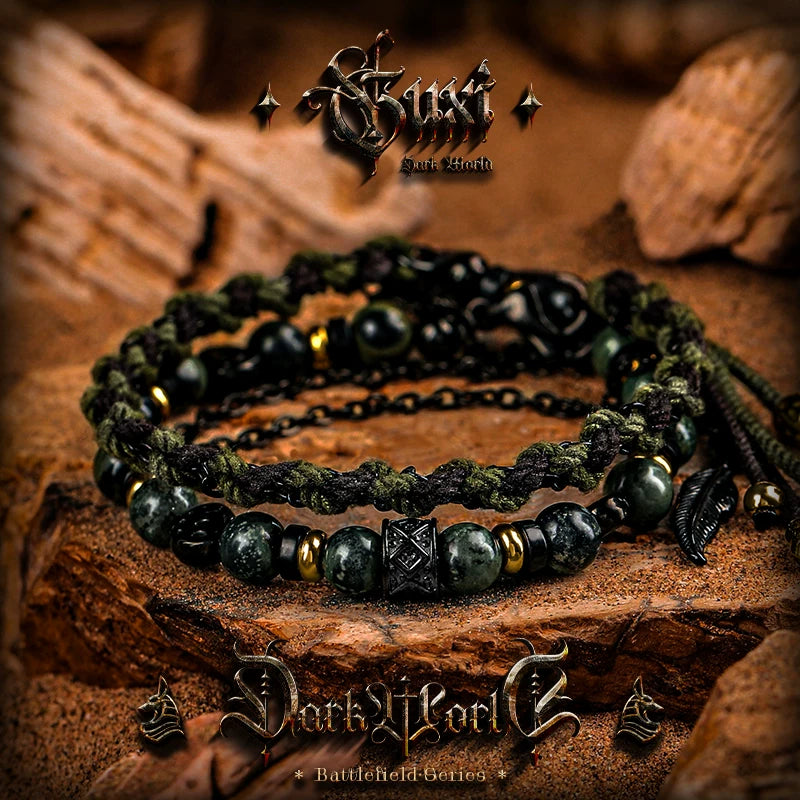 5771507397872,5771507397873,5771507397874,5771507397875, Natural Stone Rope Bracelet