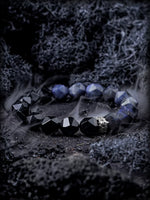 Obsidian and Lace Stone Bracelet 1