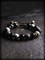 Obsidian Beaded Bracelet 1