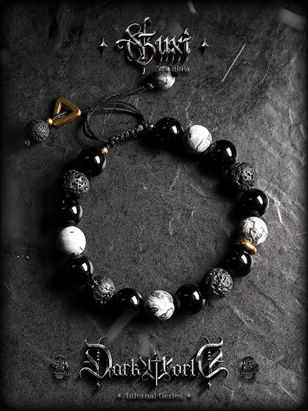 Obsidian Beaded Bracelet 2