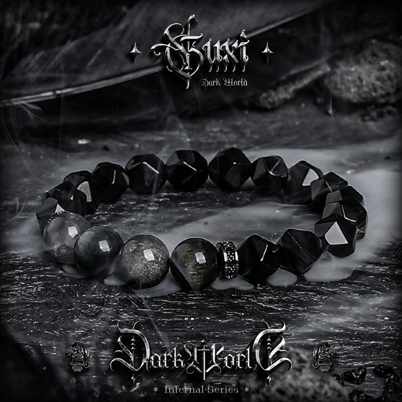 5661500424828,5661500424829,5661500424830,5663699969559, Obsidian Beaded Bracelet