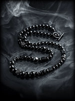 Obsidian Beaded Necklace 1