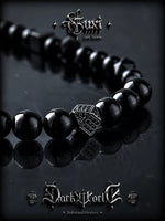 Obsidian Beaded Necklace 3