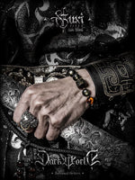 Obsidian Lion Dance Bead Bracelet 4